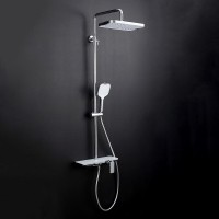 Душевая стойка Gappo G96 G2496-10 белая, хром