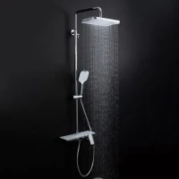 Душевая стойка Gappo G96 G2496-10 белая, хром