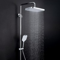 Душевая стойка Gappo G96 G2496-10 белая, хром