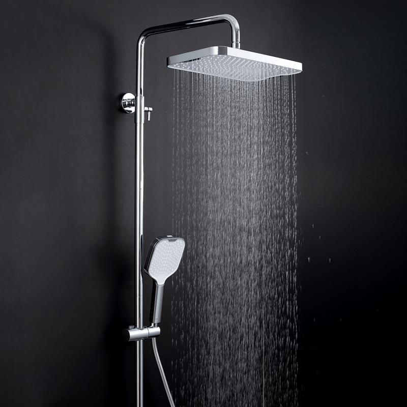 Душевая стойка Gappo G96 G2496-10 белая, хром