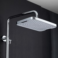 Душевая стойка Gappo G96 G2496-10 белая, хром