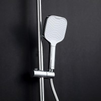 Душевая стойка Gappo G96 G2496-10 белая, хром