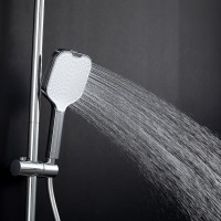 Душевая стойка Gappo G96 G2496-10 белая, хром