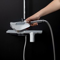 Душевая стойка Gappo G96 G2496-10 белая, хром