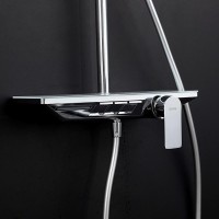 Душевая стойка Gappo G96 G2496-10 белая, хром