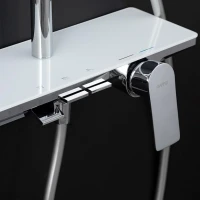 Душевая стойка Gappo G96 G2496-10 белая, хром