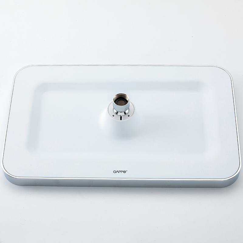 Душевая стойка Gappo G96 G2496-10 белая, хром