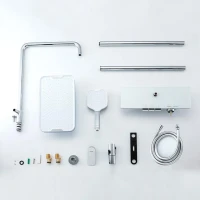 Душевая стойка Gappo G96 G2496-10 белая, хром