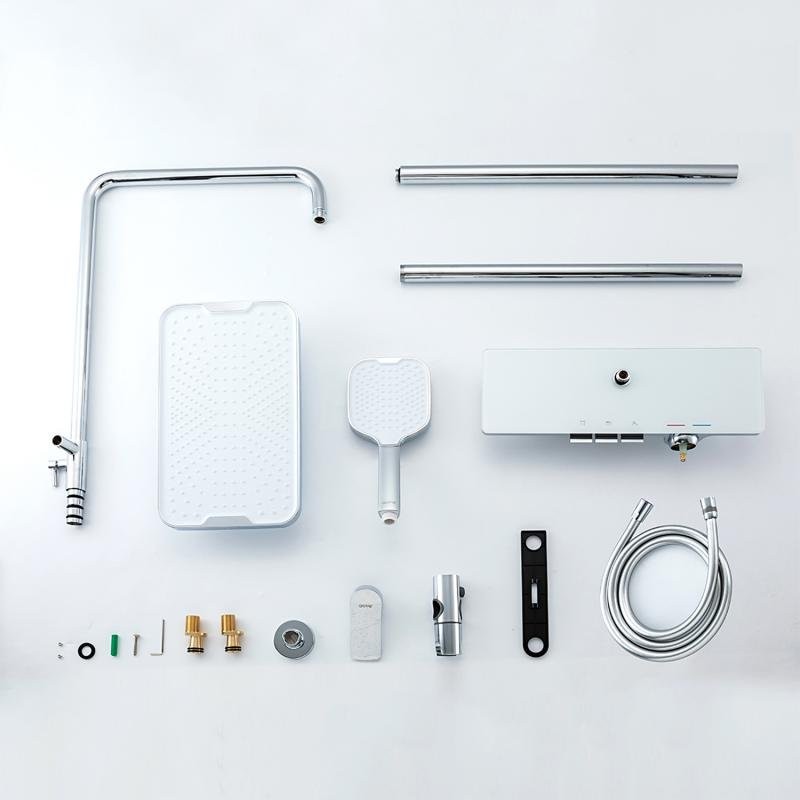 Душевая стойка Gappo G96 G2496-10 белая, хром