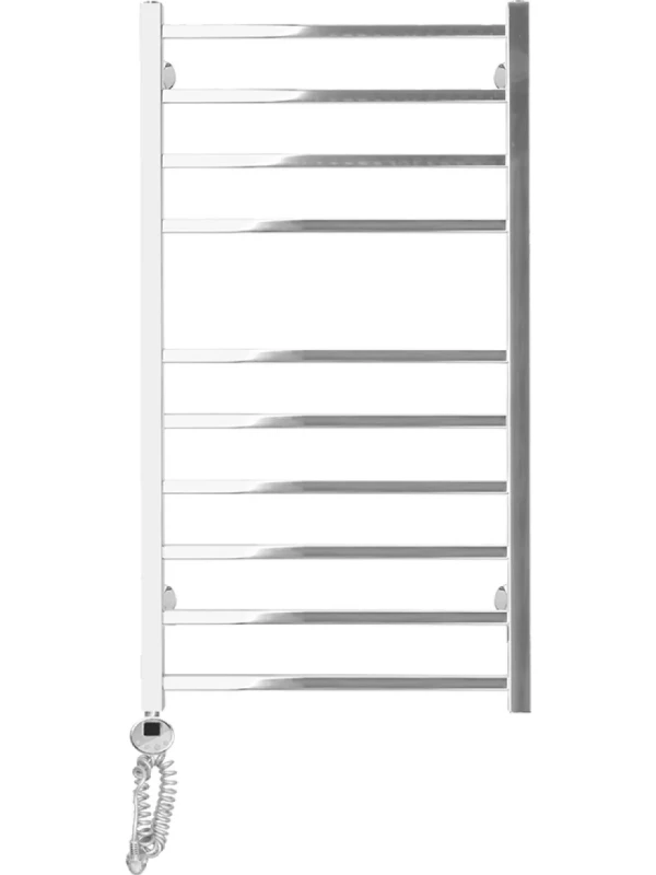 Полотенцесушитель электрический Domoterm Квадро П10 50x100 EL, хром, L