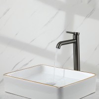 Смеситель для раковины Gappo G06-9 G1006-29 оружейная сталь