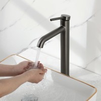 Смеситель для раковины Gappo G06-9 G1006-29 оружейная сталь