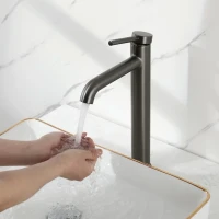 Смеситель для раковины Gappo G06-9 G1006-29 оружейная сталь Смеситель для раковины Gappo G06-9 G1006-29 оружейная сталь