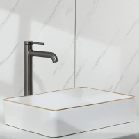 Смеситель для раковины Gappo G06-9 G1006-29 оружейная сталь Смеситель для раковины Gappo G06-9 G1006-29 оружейная сталь