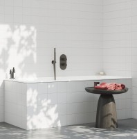 Термостатический смеситель встраиваемый Ravak Espirit ES 063.20GB.O2.RB07C С ВНУТРЕННЕЙ ЧАСТЬЮ, для ванны с душем, брашированный графит