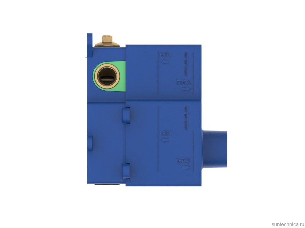 Термостатический смеситель встраиваемый Ravak Espirit ES 063.20GB.O2.RB07C С ВНУТРЕННЕЙ ЧАСТЬЮ, для ванны с душем, брашированный графит