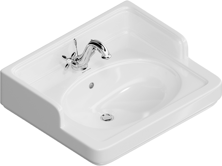 Тумба с раковиной KERAMA MARAZZI Pompei 60 напольная, с 2 ящиками, глянцевая черная