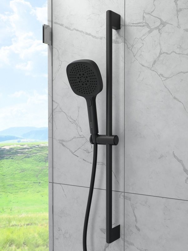 Душевой гарнитур VitrA Core Square A4591736EXP матовый черный