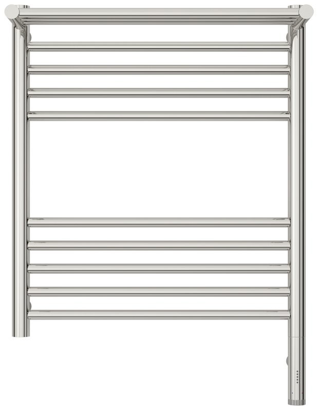 Полотенцесушитель электрический Сунержа Богема 3.1 00-6007-6050 70x55 см, подключение справа, без покрытия, лесенка, с полкой