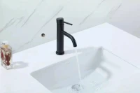 Смеситель для раковины Frap H807-6 F10807-6 черный Смеситель для раковины Frap H807-6 F10807-6 черный