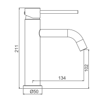 Смеситель для раковины Frap H807-6 F10807-6 черный
