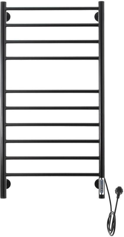 Полотенцесушитель электрический Domoterm Медея DMT П10 50х100, черный, R