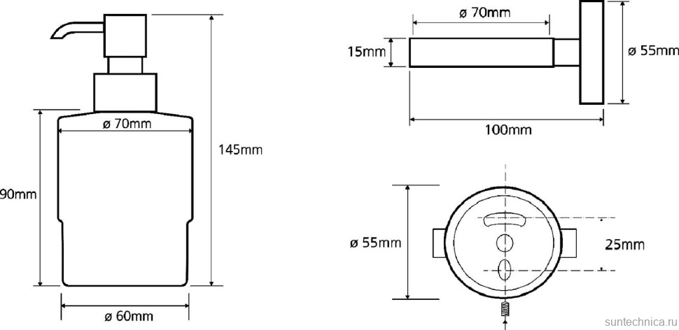 Дозатор Bemeta Omega 104109102