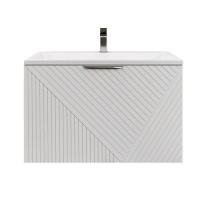 Тумба с раковиной Grossman Блисс 80 матовая белая