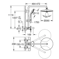 Душевая стойка Grohe 26114002