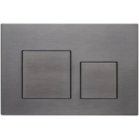 Кнопка смыва для унитаза Veconi Flush V4 пластик, цвет оружейная сталь