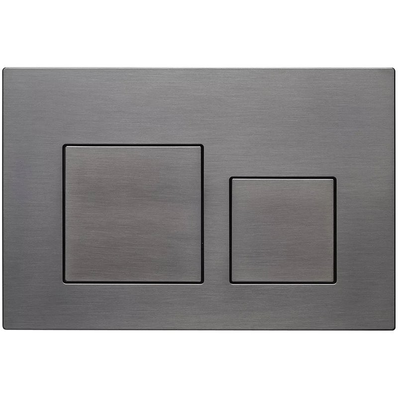 Кнопка смыва для унитаза Veconi Flush V4 пластик, цвет оружейная сталь