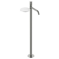 Напольный смеситель для раковины Boheme Stick 120-NB.4 nikel brush spirale Напольный смеситель для раковины Boheme Stick 120-NB.4 nikel brush spirale