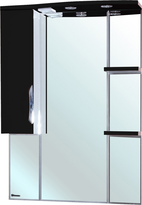 Зеркало Bellezza Лагуна L 75 черное