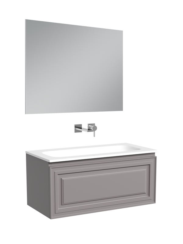 Мебель для ванной комнаты Sancos Very 90 подвесная, doha soft, раковина СN7019wx