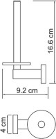 Держатель для запасных рулонов Wasserkraft Lippe K-6597