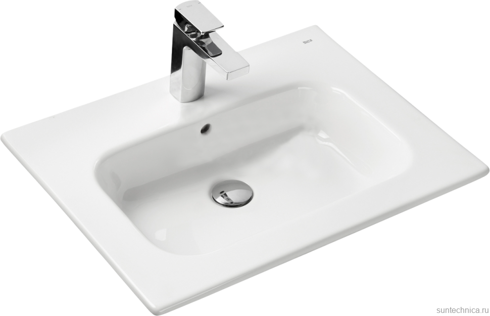 Мебель для ванной комнаты Roca The Gap 60 3 ящика, белый глянец, раковина 32799E000