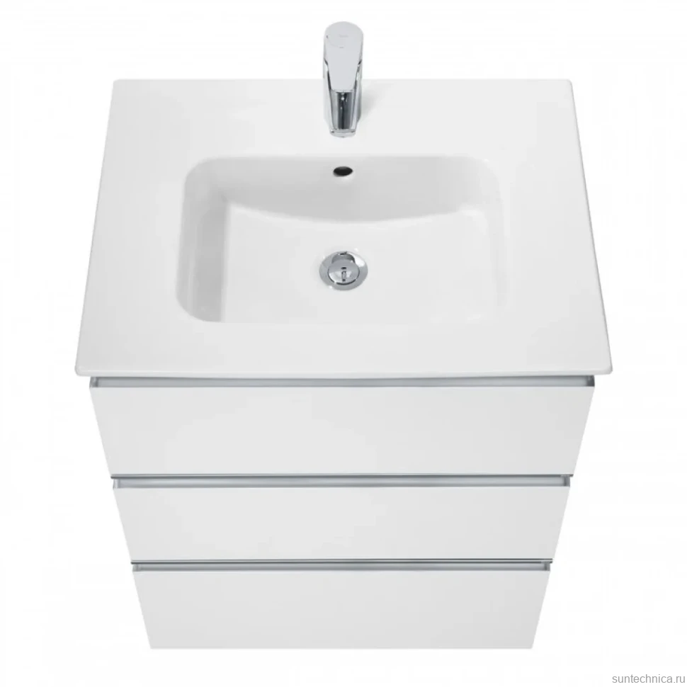Мебель для ванной комнаты Roca The Gap 60 3 ящика, белый глянец, раковина 32799E000