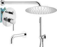 Душевой комплект Plumberia Selection Ixo KITXO19CR60 С ВНУТРЕННЕЙ ЧАСТЬЮ, хром
