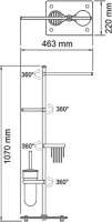 Стойка Wasserkraft K-1248 Стойка Wasserkraft K-1248