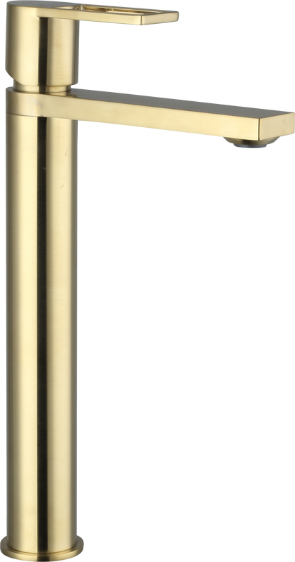 Смеситель для раковины Caprigo Kub 54-023-brg матовое золото