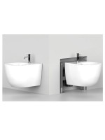 Биде подвесное Abber Bequem AC1151MW матовое белое Биде подвесное Abber Bequem AC1151MW матовое белое