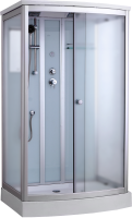 Душевая кабина Timo Standart T-6615SF Silver Fabric с низким поддоном, профиль хром
