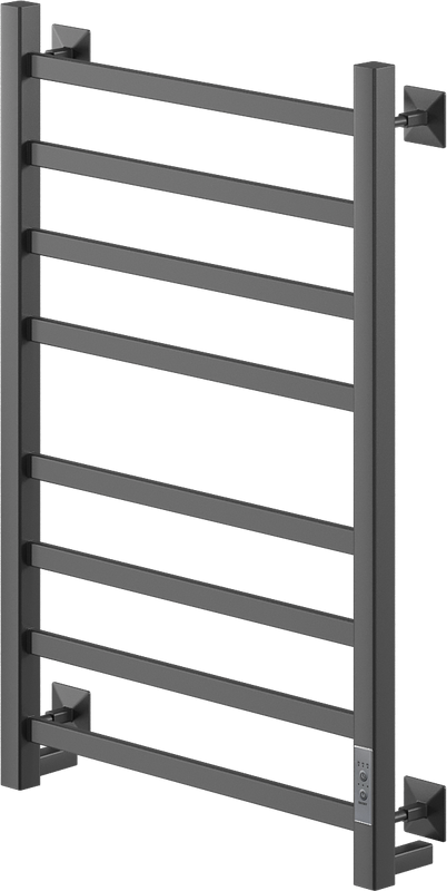 Полотенцесушитель электрический Ника Step 1 80/40, матовый черный RAL9005