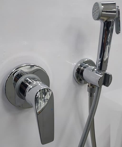 Встраиваемый смеситель для душа и ванны Grohe BauFlow 29046000 С ВНУТРЕННЕЙ ЧАСТЬЮ
