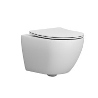 Унитаз подвесной Grossman GR-4457MSQ с микролифтом, белый матовый