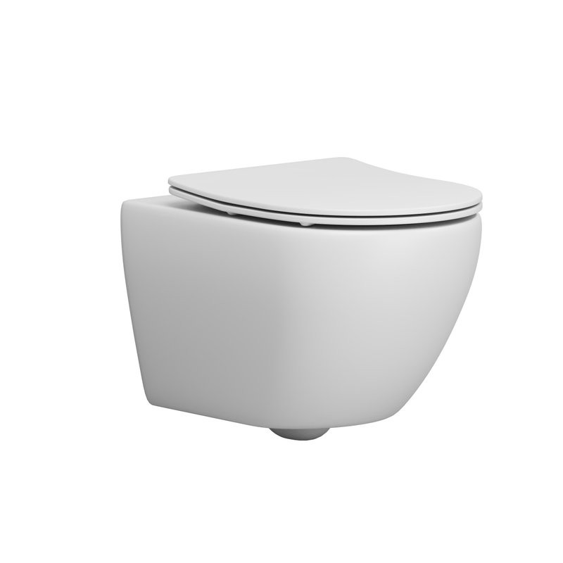 Унитаз подвесной Grossman GR-4457MSQ с микролифтом, белый матовый