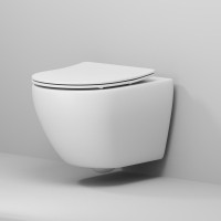 Унитаз подвесной Grossman GR-4457MSQ с микролифтом, белый матовый