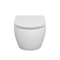 Унитаз подвесной Grossman GR-4457MSQ с микролифтом, белый матовый