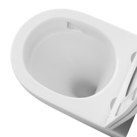 Унитаз подвесной Grossman GR-4457MSQ с микролифтом, белый матовый