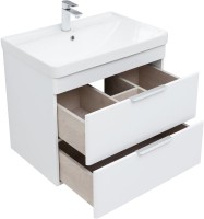 Тумба с раковиной Aquanet Arlen 70 подвесная, 2 ящика